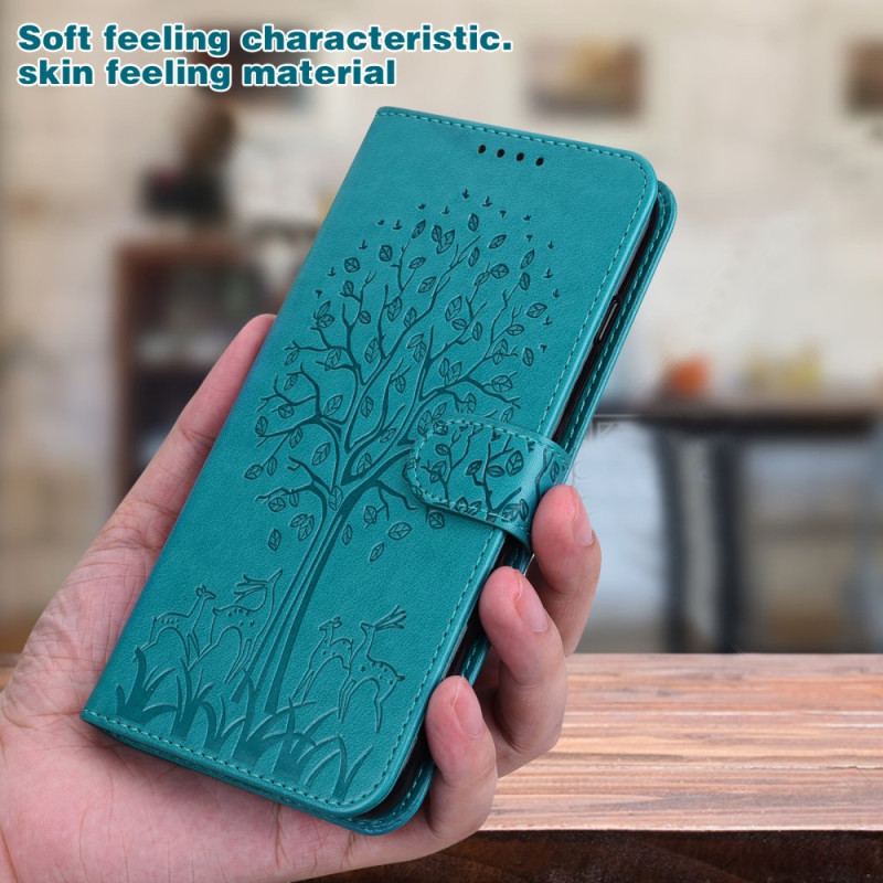 Housse Xiaomi Redmi 10C Arbre et Cerfs
