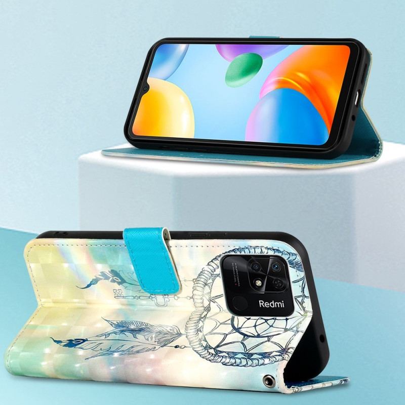 Housse Xiaomi Redmi 10C Attrape Rêves à Lanière