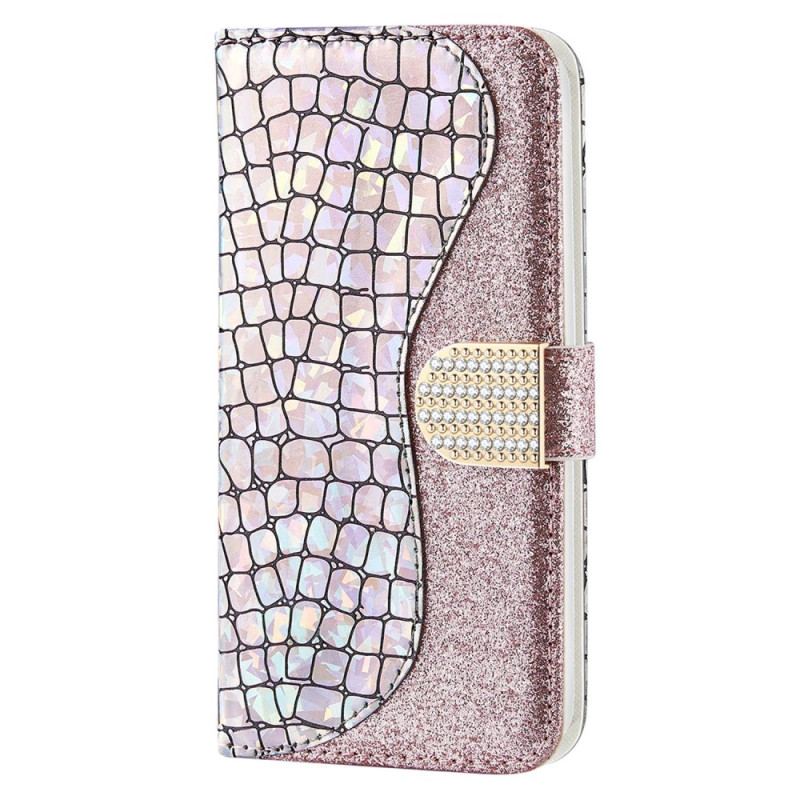 Housse Xiaomi Redmi 10C Croco Diamants