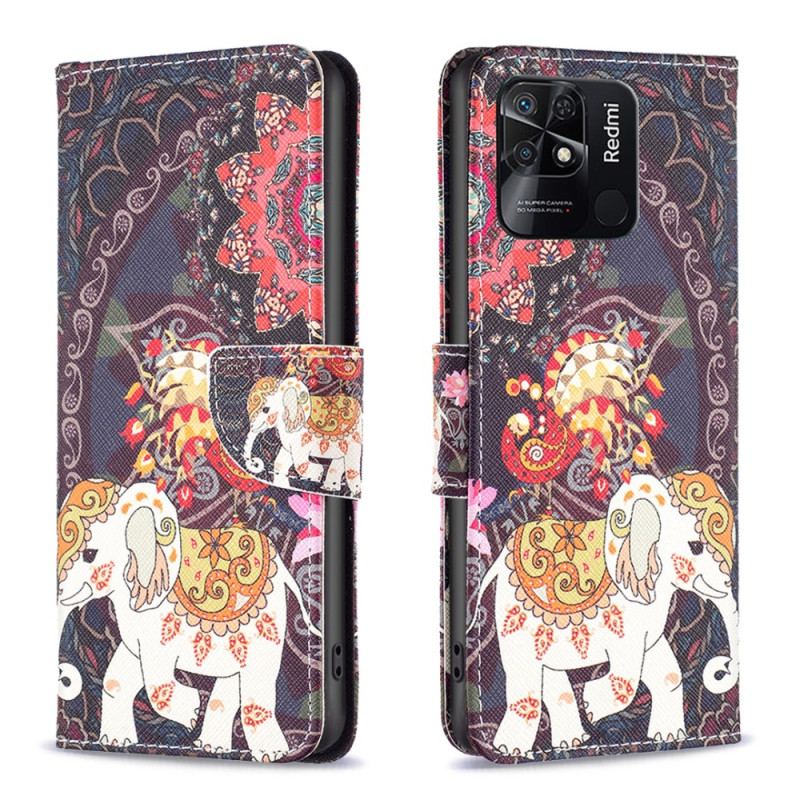 Housse Xiaomi Redmi 10C Éléphant Tribal