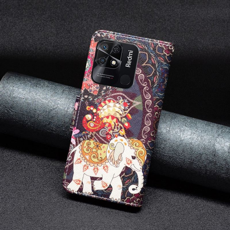 Housse Xiaomi Redmi 10C Éléphant Tribal