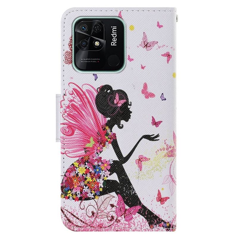 Housse Xiaomi Redmi 10C Fée à Lanière