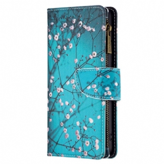 Housse Xiaomi Redmi 10C Poche Zippée Arbre