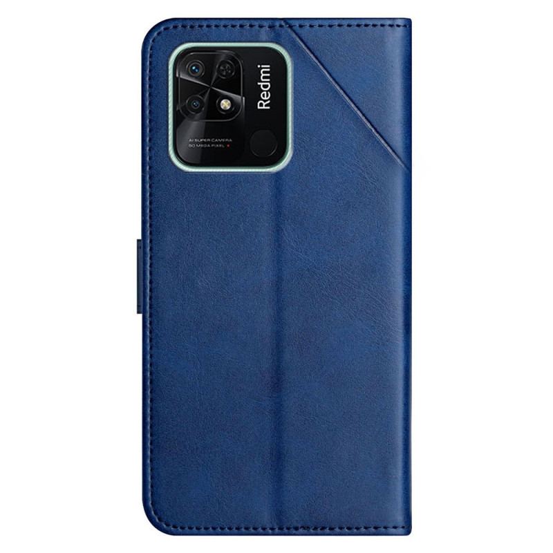 Housse Xiaomi Redmi 10C Style Cuir Géo X Design