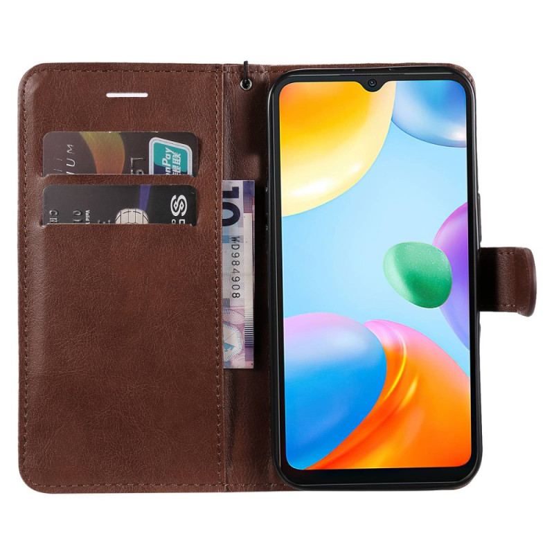 Housse Xiaomi Redmi 10C Unie à Lanière