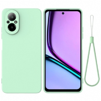 Coque Realme C67 Silicone Liquide à Lanière