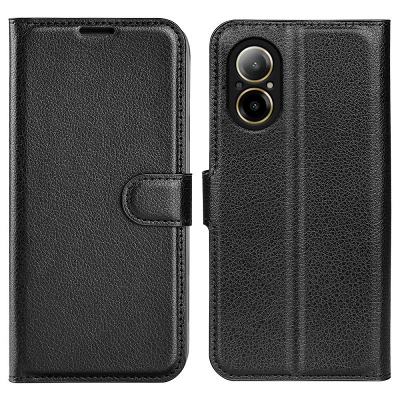 Housse Realme C67 Simili Cuir Litchi