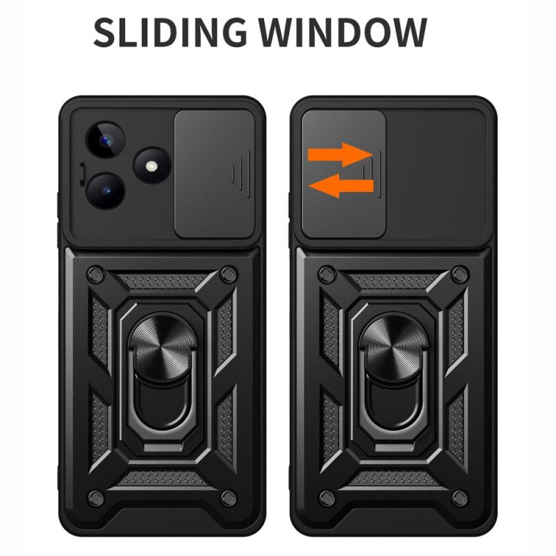 Coque Realme C53 / C51 Anneau-Support et Protecteur d'Objectif