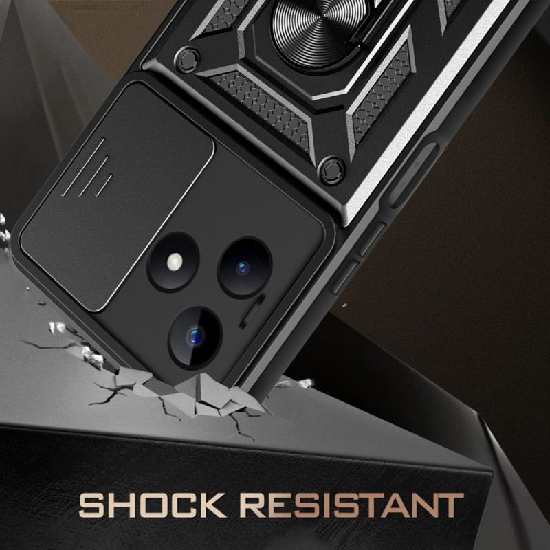 Coque Realme C53 / C51 Anneau-Support et Protecteur d'Objectif