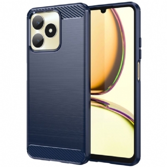 Coque Realme C53 / C51 Fibre Carbone Brossée