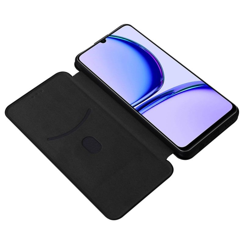 Flip Cover Realme C53 / C51 Fibre Carbone