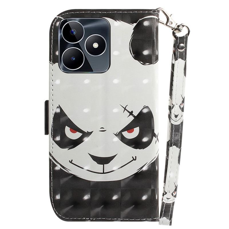 Housse Realme C53 / C51 Angry Panda