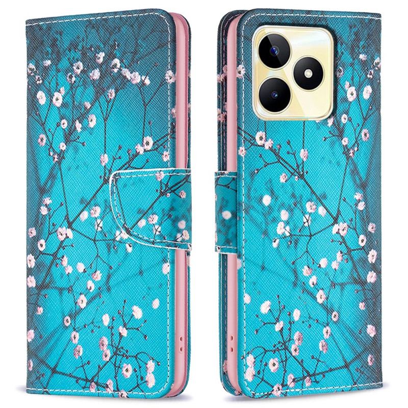 Housse Realme C53 / C51 Fleurs de Prunier