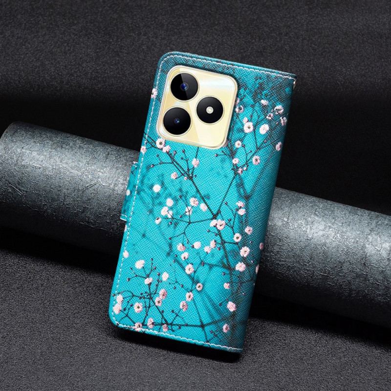 Housse Realme C53 / C51 Fleurs de Prunier