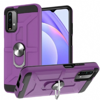 Coque Xiaomi Redmi 9T Anneau-Support Métallisée
