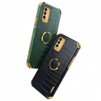 Coque Xiaomi Redmi 9T X-CASE Effet Peau Crocodile