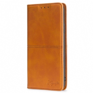 Flip Cover Vivo Y35 / Y22s Effet Cuir Rétro