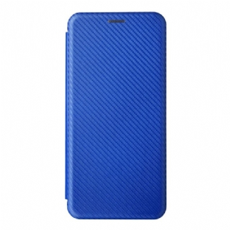 Flip Cover Vivo Y35 / Y22s Fibre Carbone