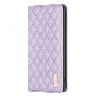 Flip Cover Vivo Y35 / Y22s Matelassée BINFEN COLOR