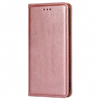 Flip Cover Vivo Y35 / Y22s Simili Cuir Coutures