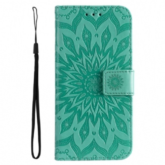 Housse Vivo Y35 / Y22s Mandala Soleil avec Lanière