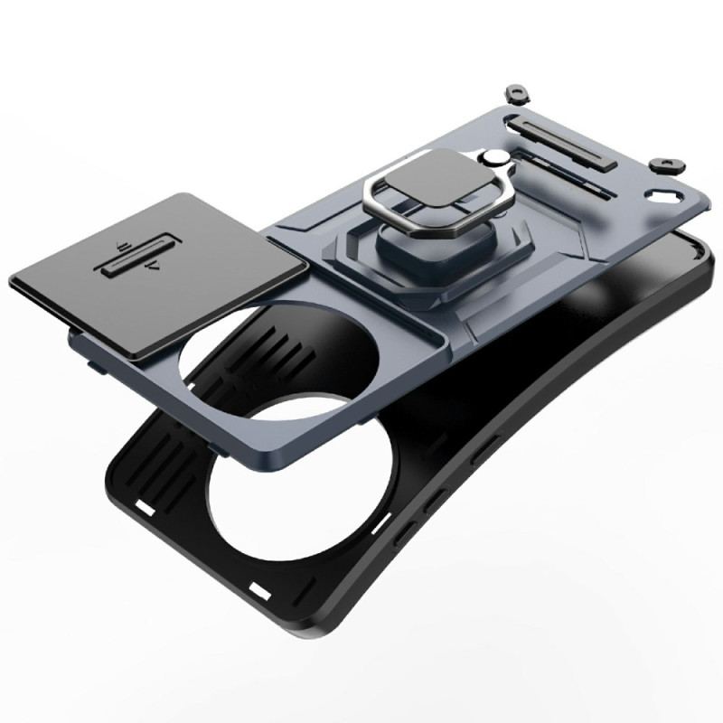 Coque OnePlus 13R Ring Résistante avec Protecteur Caméra