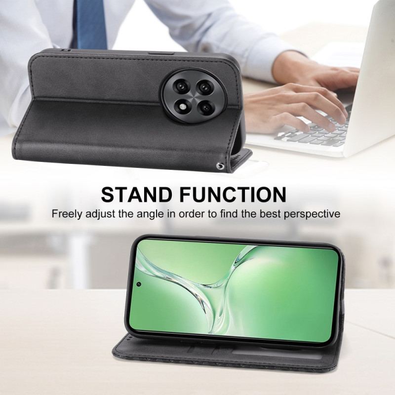 Flip Cover OnePlus 13R Motif Losanges à Lanière