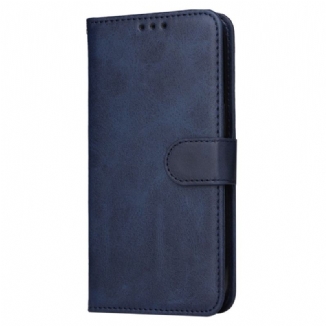 Housse OnePlus 13R Effet Cuir Uni à Lanière