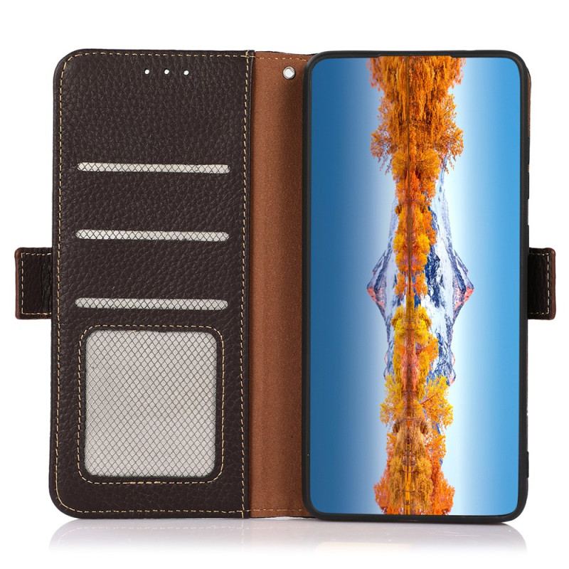 Housse OnePlus 13R Protection RFID Cuir KHAZNEH