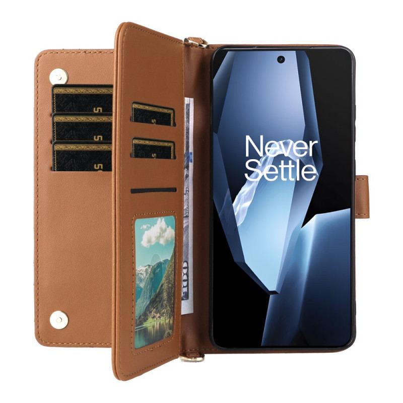 Housse OnePlus 13R Stylée avec Lanière et Bandoulière