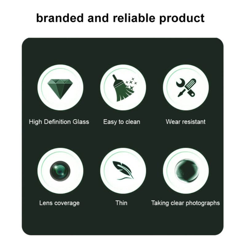 Lentille de Protection en Verre Trempé avec Cadre de ositionnement Automatique pour OnePlus 13R