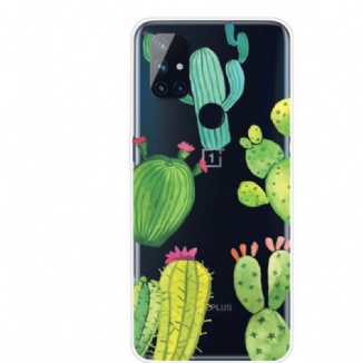 Coque OnePlus Nord N10 Cactus Aquarelle