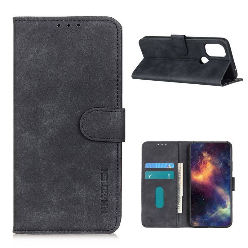 Housse OnePlus Nord N10 Effet Cuir Vintage KHAZNEH