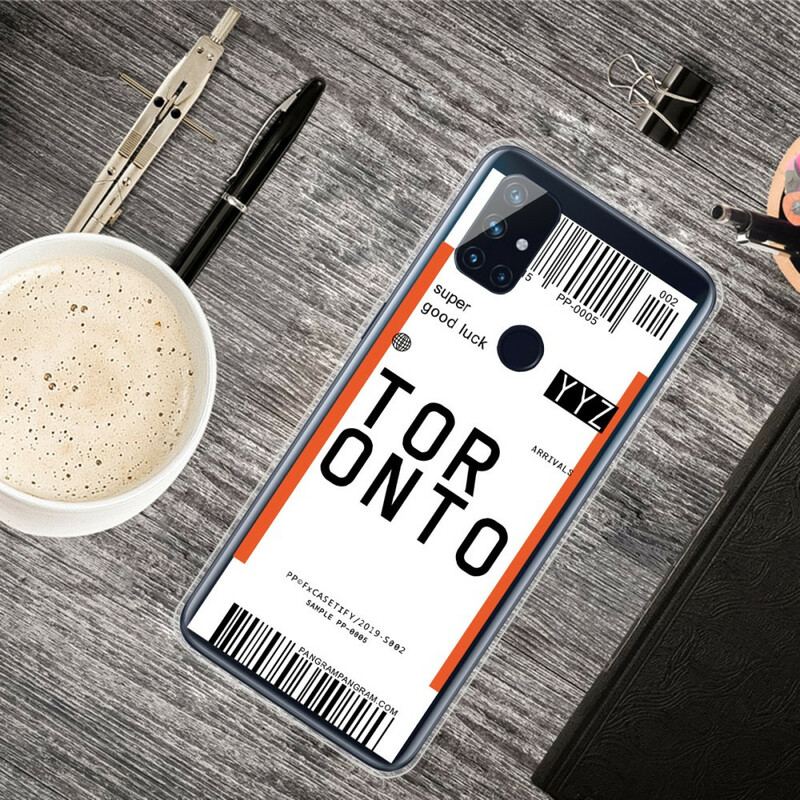 Coque OnePlus Nord N100 Boarding Pass to Tokyo