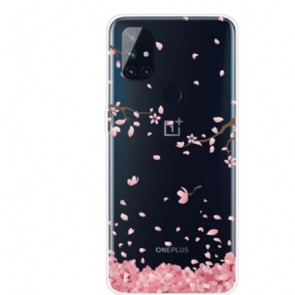 Coque OnePlus Nord N100 Branches à Fleurs