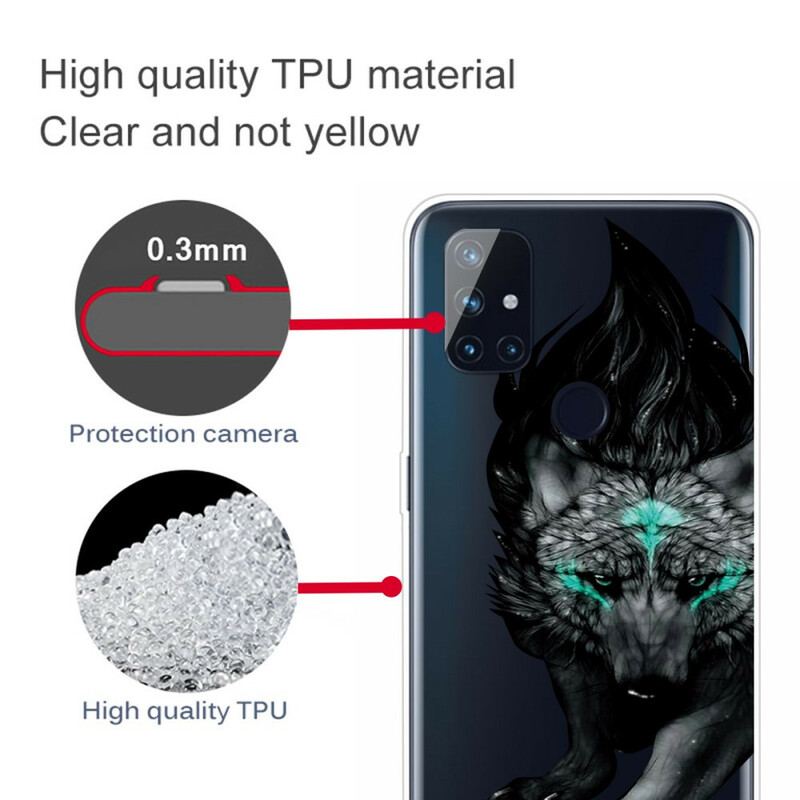 Coque OnePlus Nord N100 Loup Graphique