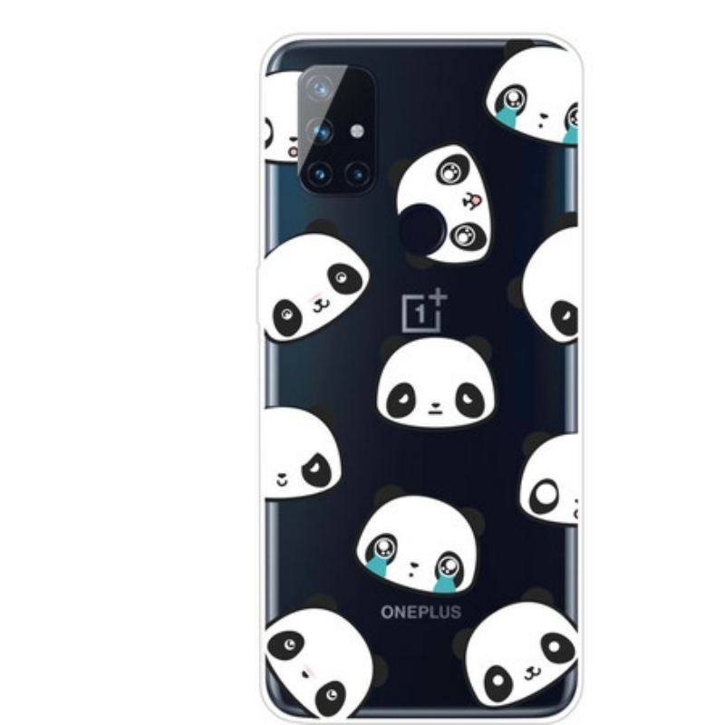 Coque OnePlus Nord N100 Pandas Sentimentaux