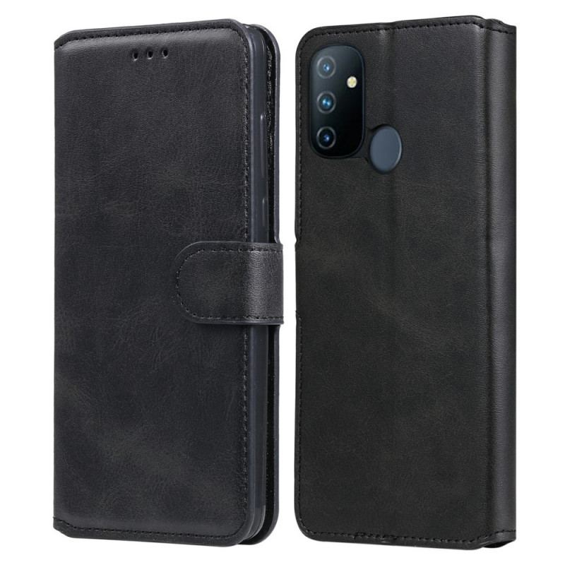 Housse OnePlus Nord N100 Style Cuir Vintage