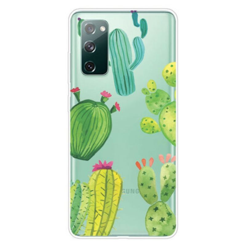 Coque Samsung Galaxy S20 FE Cactus Aquarelle