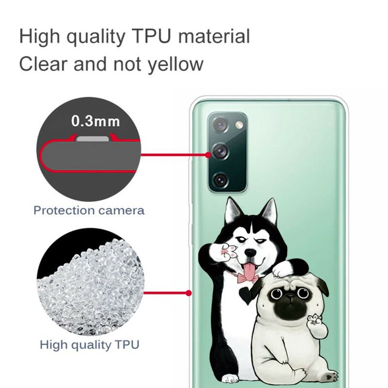 Coque Samsung Galaxy S20 FE Drôles de Chiens
