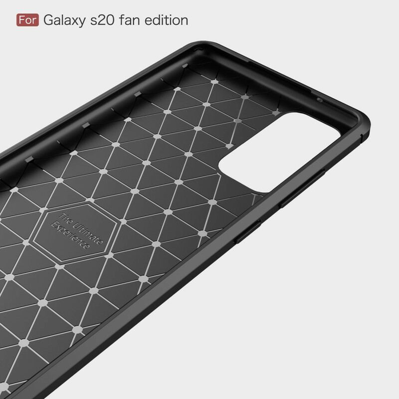 Coque Samsung Galaxy S20 FE Fibre Carbone Brossée