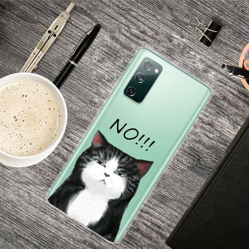 Coque Samsung Galaxy S20 FE Le Chat Qui Dit Non