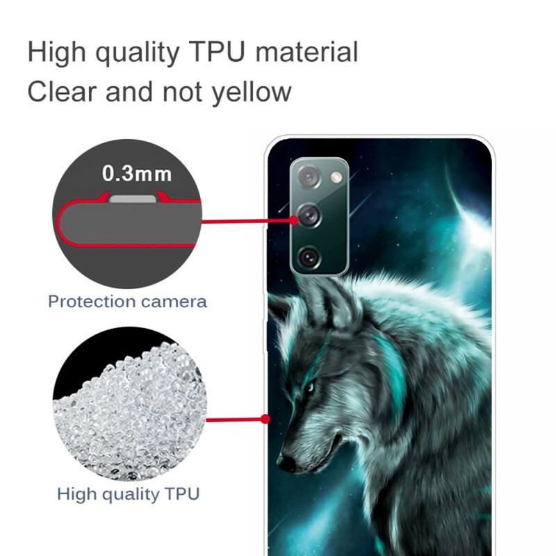 Coque Samsung Galaxy S20 FE Loup Royal