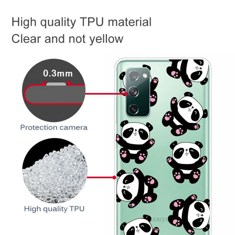 Coque Samsung Galaxy S20 FE Top Pandas Fun