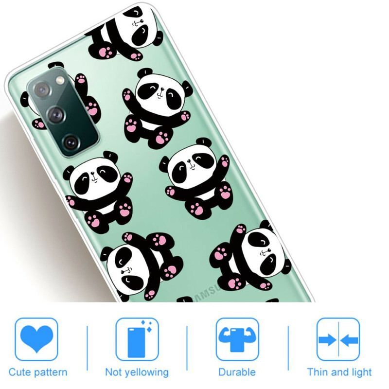 Coque Samsung Galaxy S20 FE Top Pandas Fun