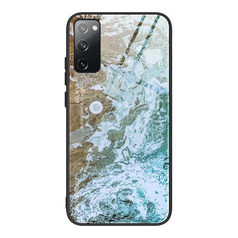 Coque Samsung Galaxy S20 FE Verre Trempé Marble Colors