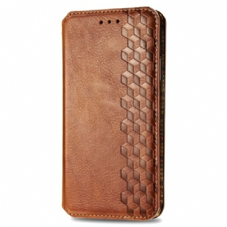 Flip Cover Samsung Galaxy S20 FE Simili Cuir Texture Diamant