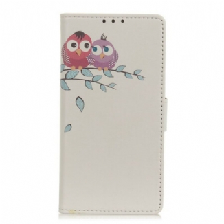 Housse Samsung Galaxy S20 FE Couple de Hiboux sur l'Arbre