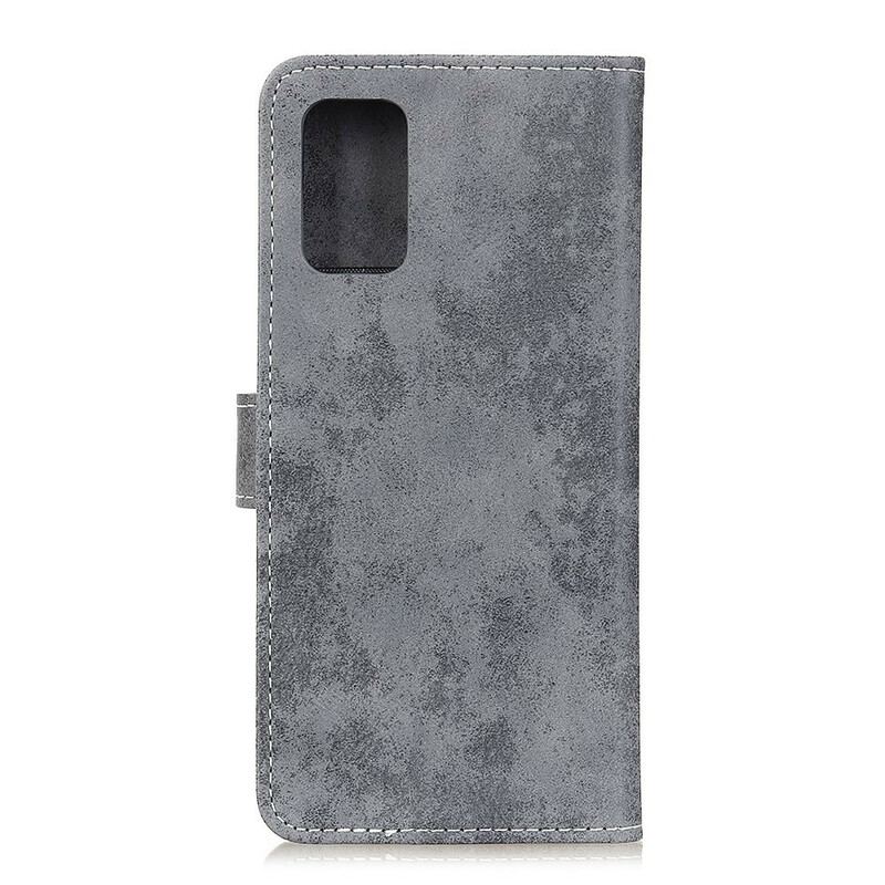 Housse Samsung Galaxy S20 FE Effet Cuir Vintage