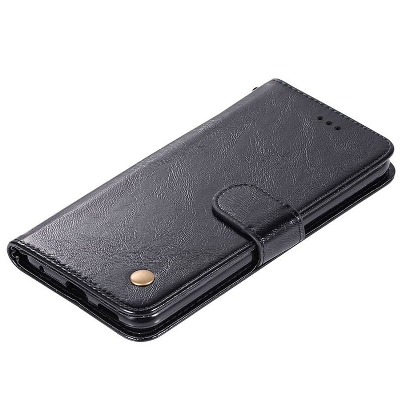 Housse Samsung Galaxy S20 FE Effet Cuir Vintage à Lanière